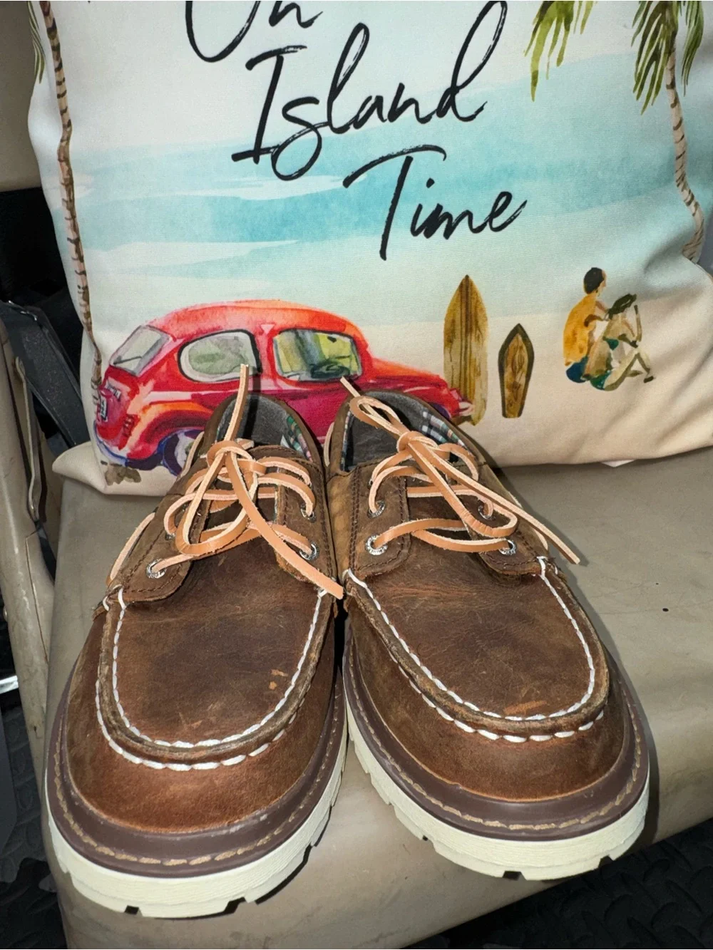 Sperry NWOB! Boys Classic Twisted Lug In Brown Size 4M